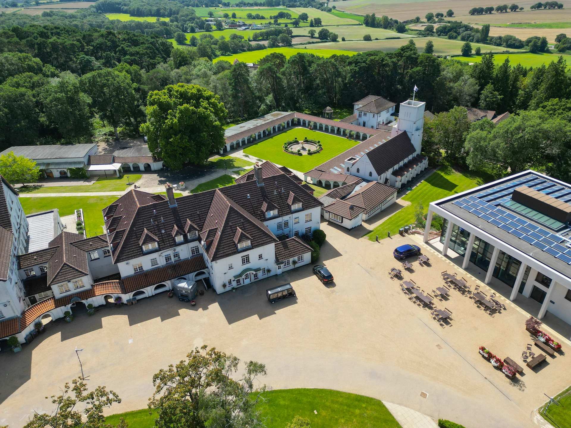 Downe House Campus Aerial